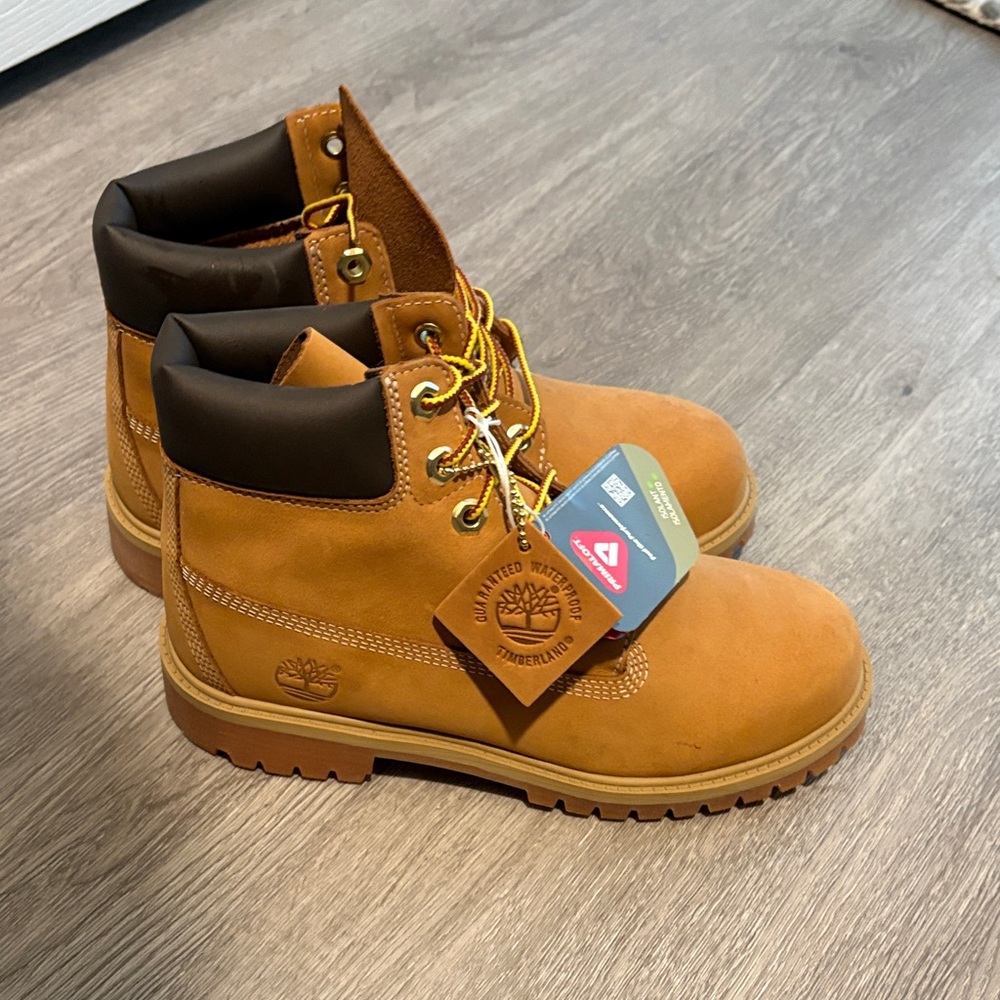 Timberland Kids Brown and Black Boots